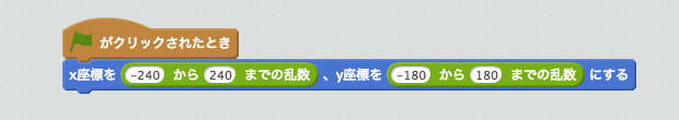 ランダムな位置にするスクリプト