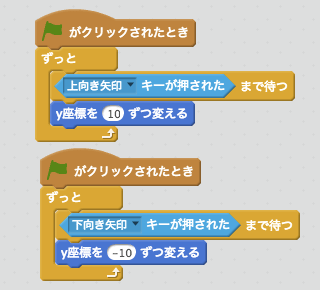 上下に動かすスクリプト