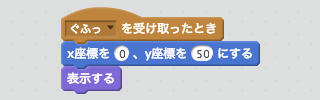 ゲームオーバーを表示するスクリプト