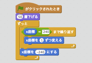 隕石を動かすスクリプト