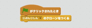 りんごのクローンをつくるスクリプト